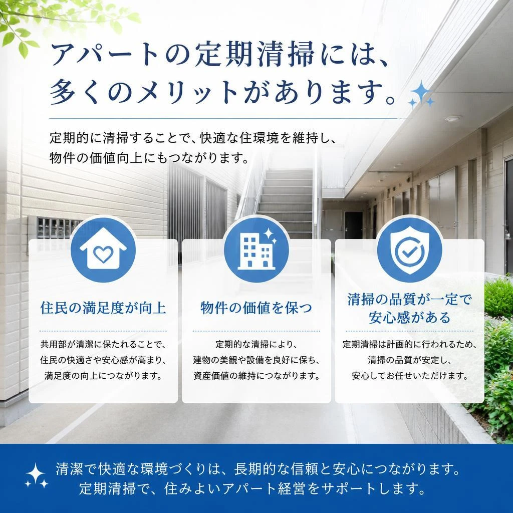 定期清掃のメリット