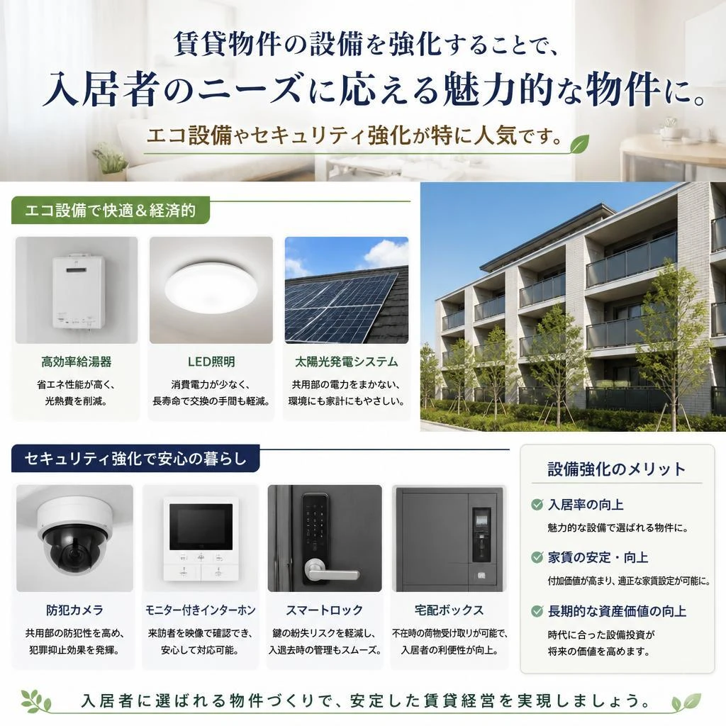 設備の増強