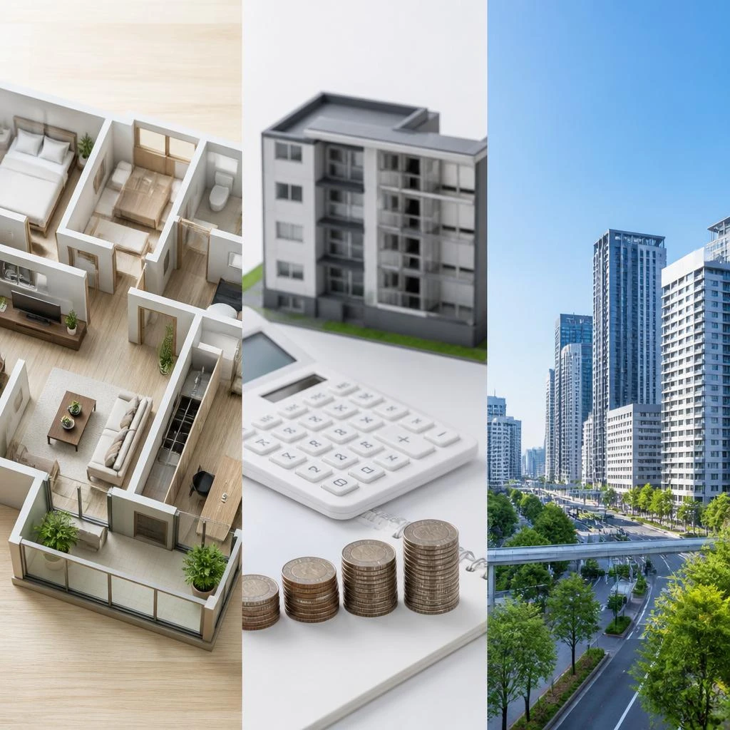 重要なポイント：間取り・価格・立地